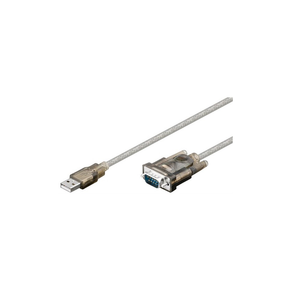 Adattatore da USB a RS232 seriale, Trasparente, 1.5 m- Spina USB 2.0 (tipo A)...