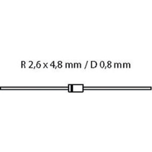 1N4007 Diode SI-D 1000V 1A/50Ap-0