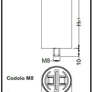 CONDEN. INDUS. DI SPUNTO 400/450V 15UF-0