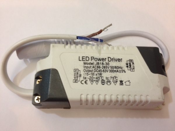 LED POWER DRIVER JB18-30 45-63V 300MA-0