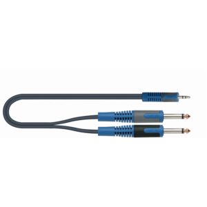 RKSA140-2 CAVO jack stereo 3,5mm -> 2 jack mono 6,3mm 2 mt-0