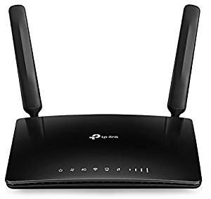 TP-Link TL-MR6400 Router 4G LTE Wireless N 300 Mbps, 4 Porte Fast Ethernet, Slot per Scheda SIM, Nero -0